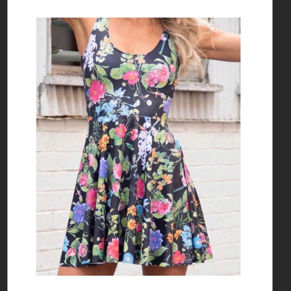 Bloom Loom Reversible Skater Dress GUC